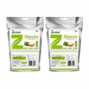 Zindagi Stevia Sachets-Stevia White Powder Sachet-100  (Pack Of 2)