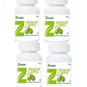 Zindagi Shugar Apple Food Supplement - Best In Weight Loss & Energy Booster 600 gm (Pack of 4)