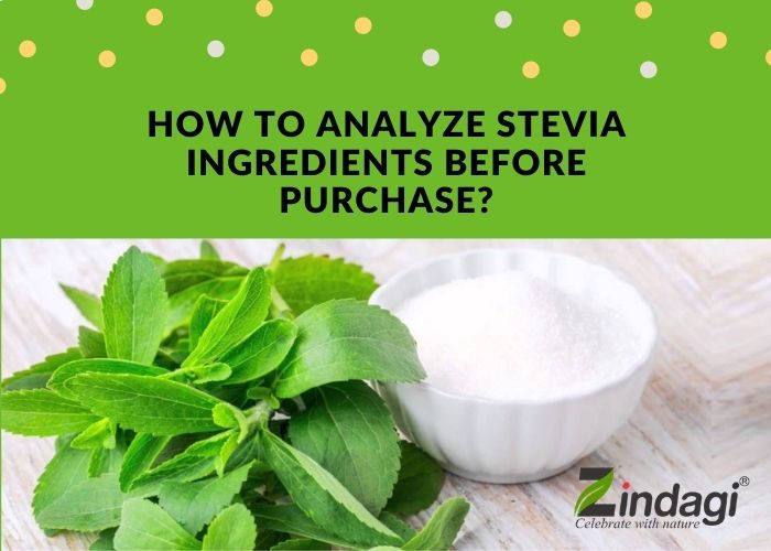Stevia vs sugar